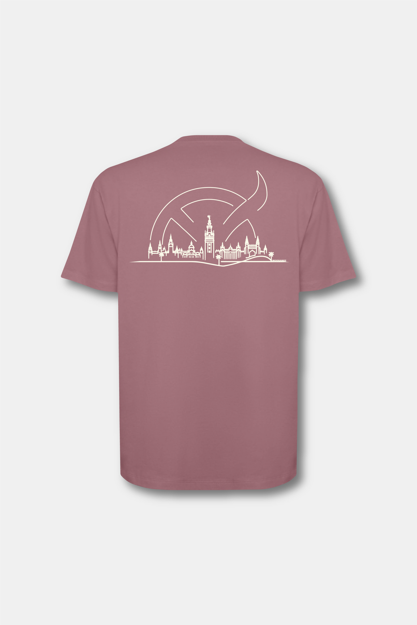 SVQ skyline  – Camiseta Oversize  WINE