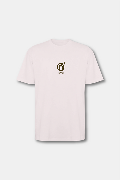 SVQ skyline  – Camiseta Oversize. WHITE VINTAGE