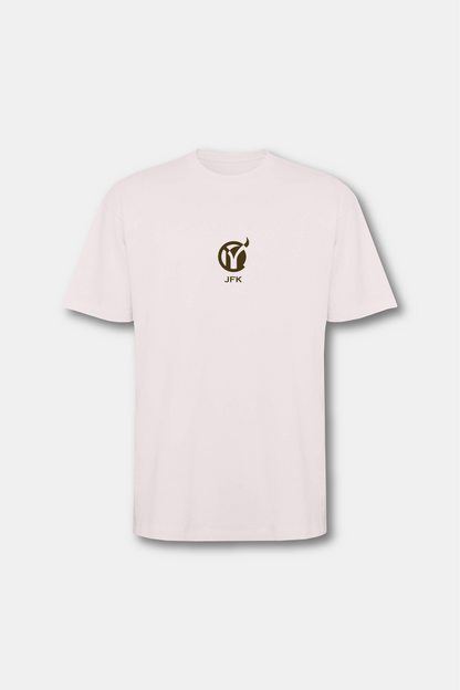 JFK LINE - Camiseta Oversize WHITE VINTAGE