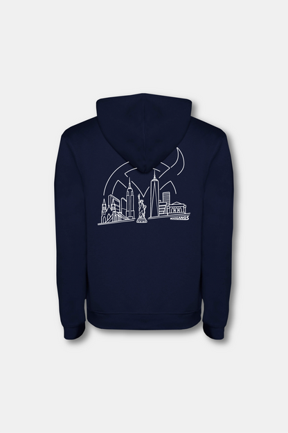 JFK LINE - Hoodie NAVY